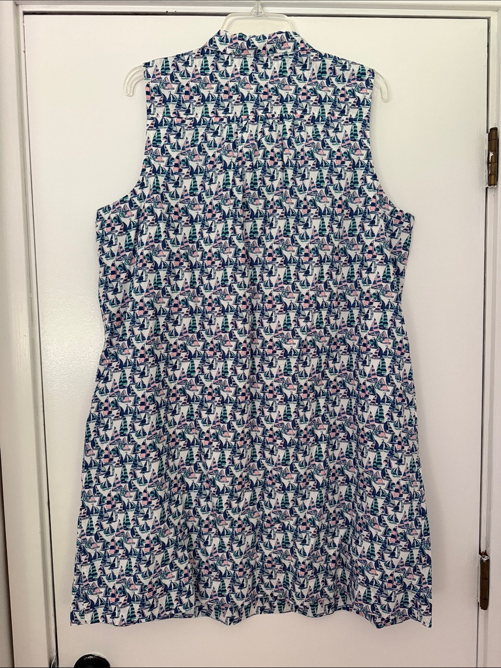 Vineyard Vines Painted Sailboats Popover Dress - Picture 2 of 11